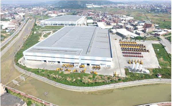 晉工機械年產(chǎn)10000臺裝載機暨5000臺挖掘機技改園區投資